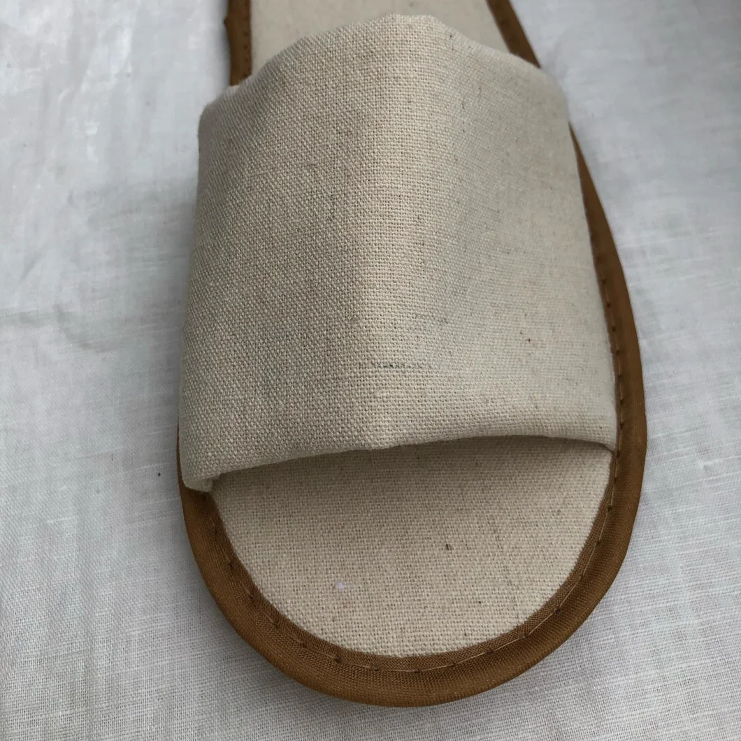 Eco Friendly Disposable Hotel Bedroom Open Toe Slippers