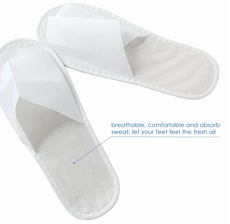 Cheap Disposable Closed Toe Slipper EVA Sole Hotel Slipper SPA Hotel Slipper