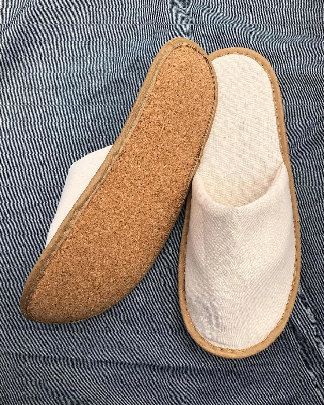 Eco Friendly Disposable Hotel Bedroom Open Toe Slippers