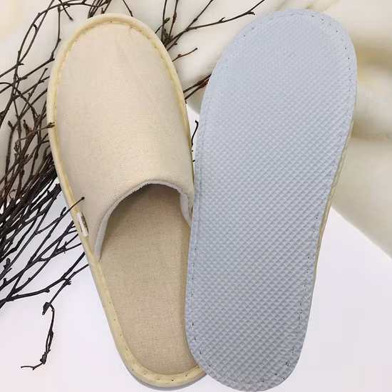 OEM カスタマイズされた高級 SPA ホテル旅行屋内ゲスト使い捨てテリー タオル スリッパ